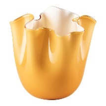 [FO370000000O0A45] Vase Fazzoletto opalino - groß (straw-yellow)