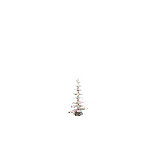 [10cm- mit Zuckerperlen] Papiermaché-Baum Glitter - mit Zuckerperlen (10 cm)