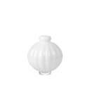 Vase Ballon - Opal weiß