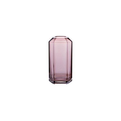 [Small 10505-5-65] Vase Jewel - burgundy (H: 16 cm)