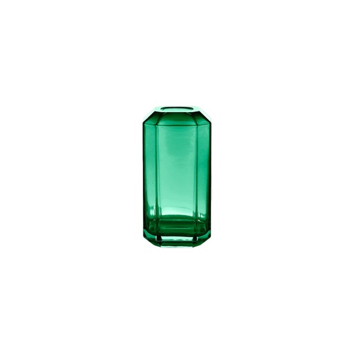 [Small 10505-9-65] Vase Jewel - grün (H: 16 cm)