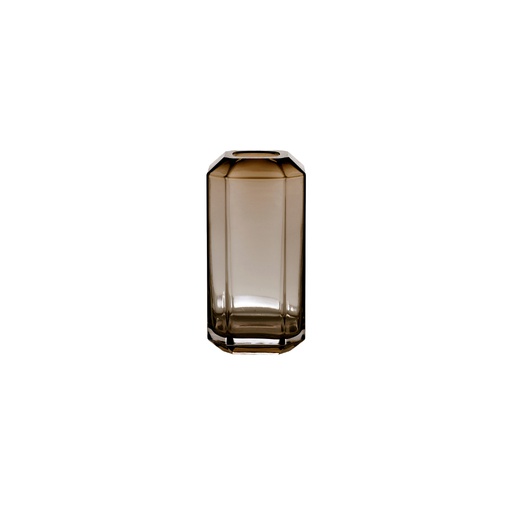 [Small 10505-3-65] Vase Jewel - smoke (H: 16 cm)