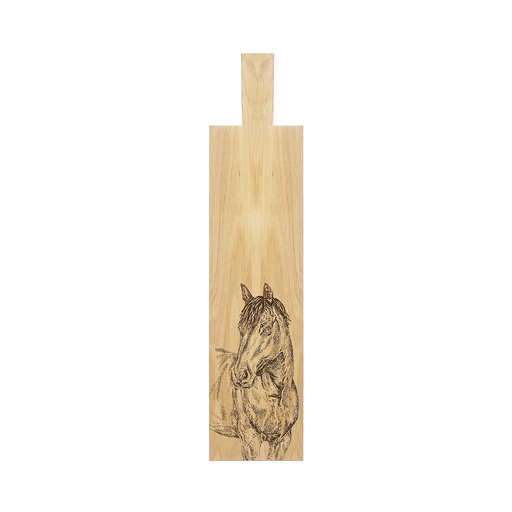[JS/SO/PL/HP] Servierpaddel Eiche -  65 cm (Pferd)