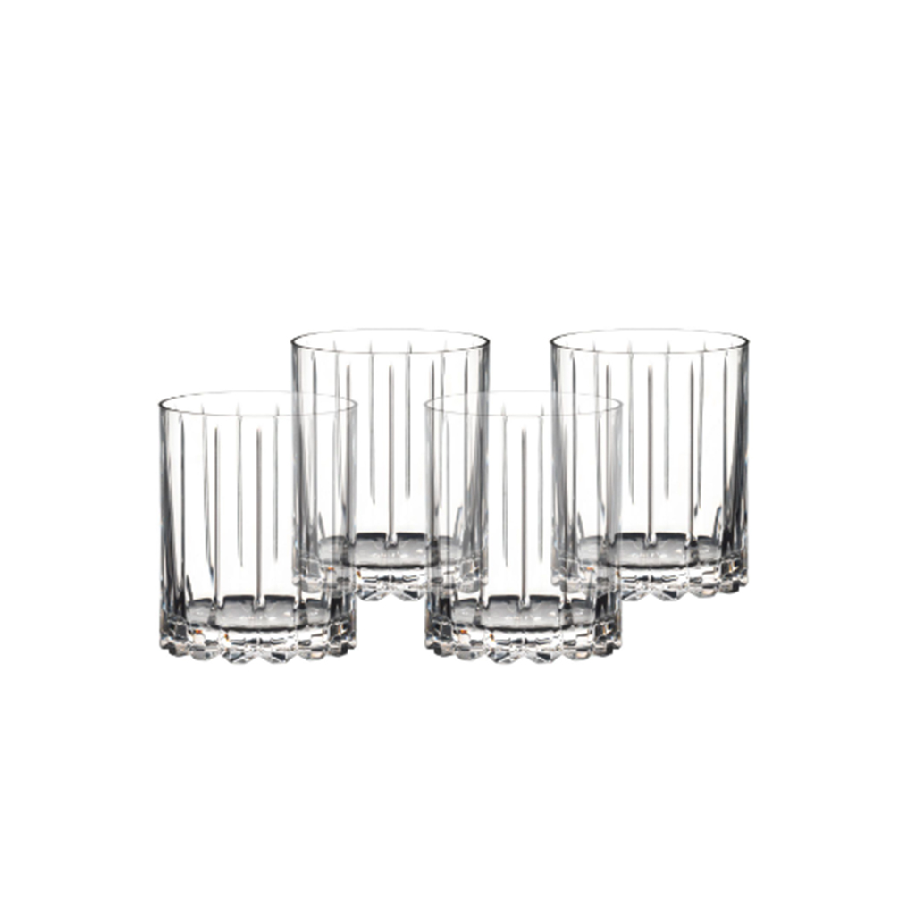 Glas Double Rocks - 4er Aktions-Set