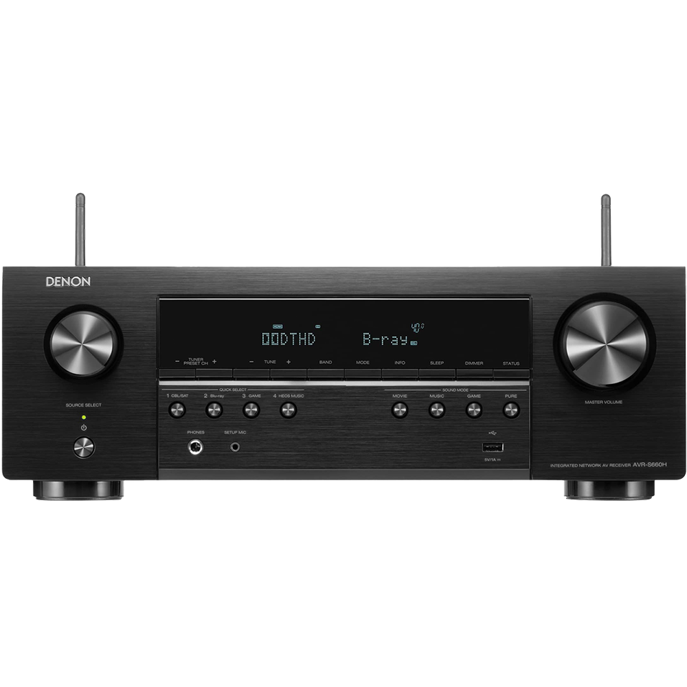 AVR-S660H schwarz 5.2 8K AV-Receiver HEOS