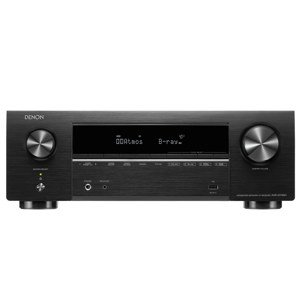 AVR-X1700H schwarz 7.2-Kanal 145W 8K-AV-Receiver