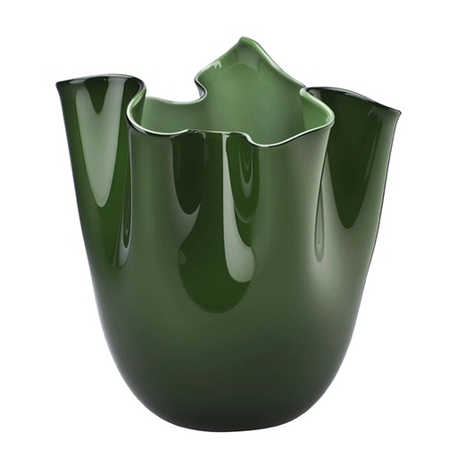 [FO370000000O0AT1] Vase Fazzoletto opalino - Ø 23 cm H 31 cm (apple green)