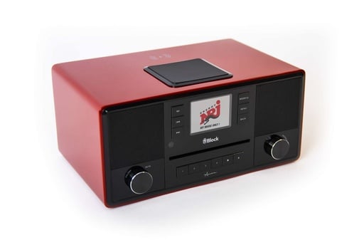 [AB10208-006] Aurora Smartradio hgl. rot CD, UKW, DAB+, Internetradio